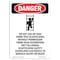 Signmission OSHA Danger Sign, Do Not Use Or Take, 18in X 12in Decal, 12" W, 18" L, Portrait, Do Not Use Or Take OS-DS-D-1218-V-1652 - alternate 1